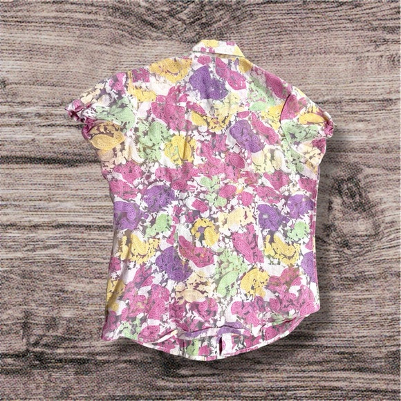 Cowgirl Legend Floral Paisley snap Button Down Top - Picture 2 of 7